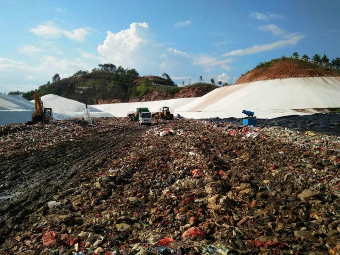 生活垃圾填埋场防渗 刚性垃圾填埋场土工膜防渗